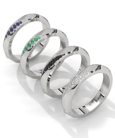 STUDDED TWIST BAND