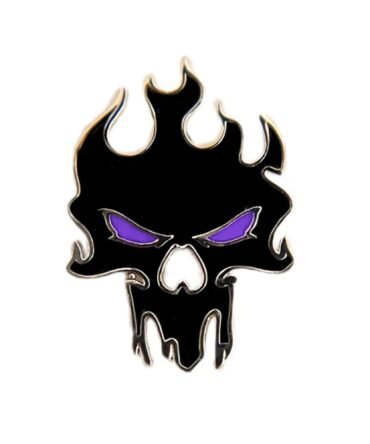 FLAMING SKULL