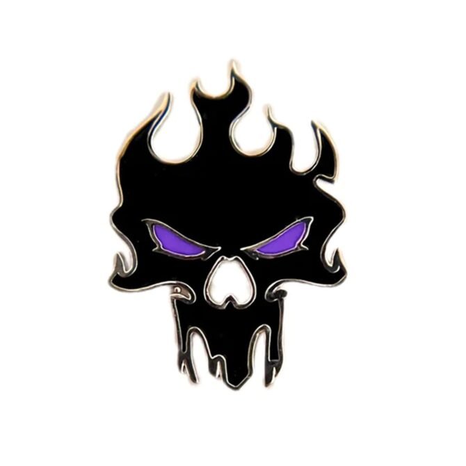 FLAMING SKULL