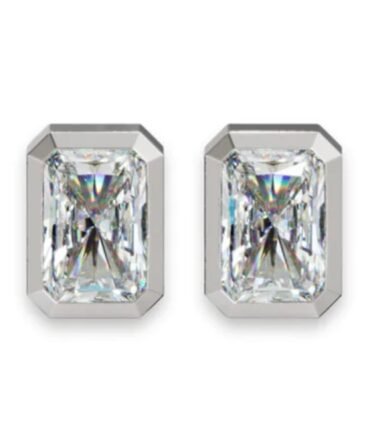 BEZEL OCTA STUDS