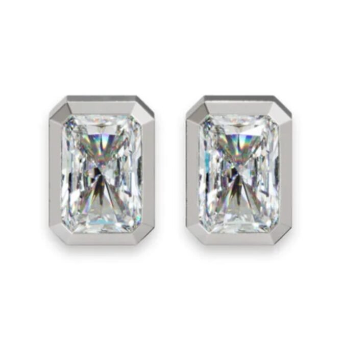 BEZEL OCTA STUDS