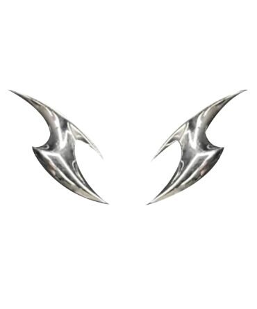 CHROME FLAME STUDS