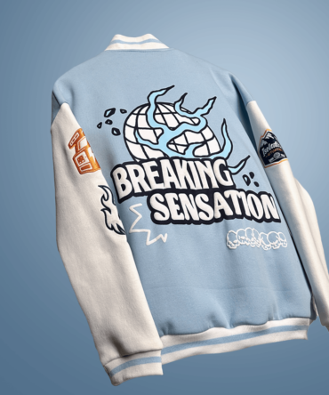 BREAKING SENSATION Varsity Jacket