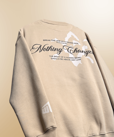 NOTHING CHANGES Oversized Sweatshirt