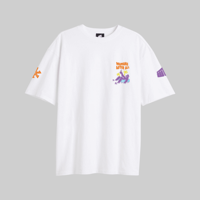 Zostel Live It Now Oversized T-shirt White