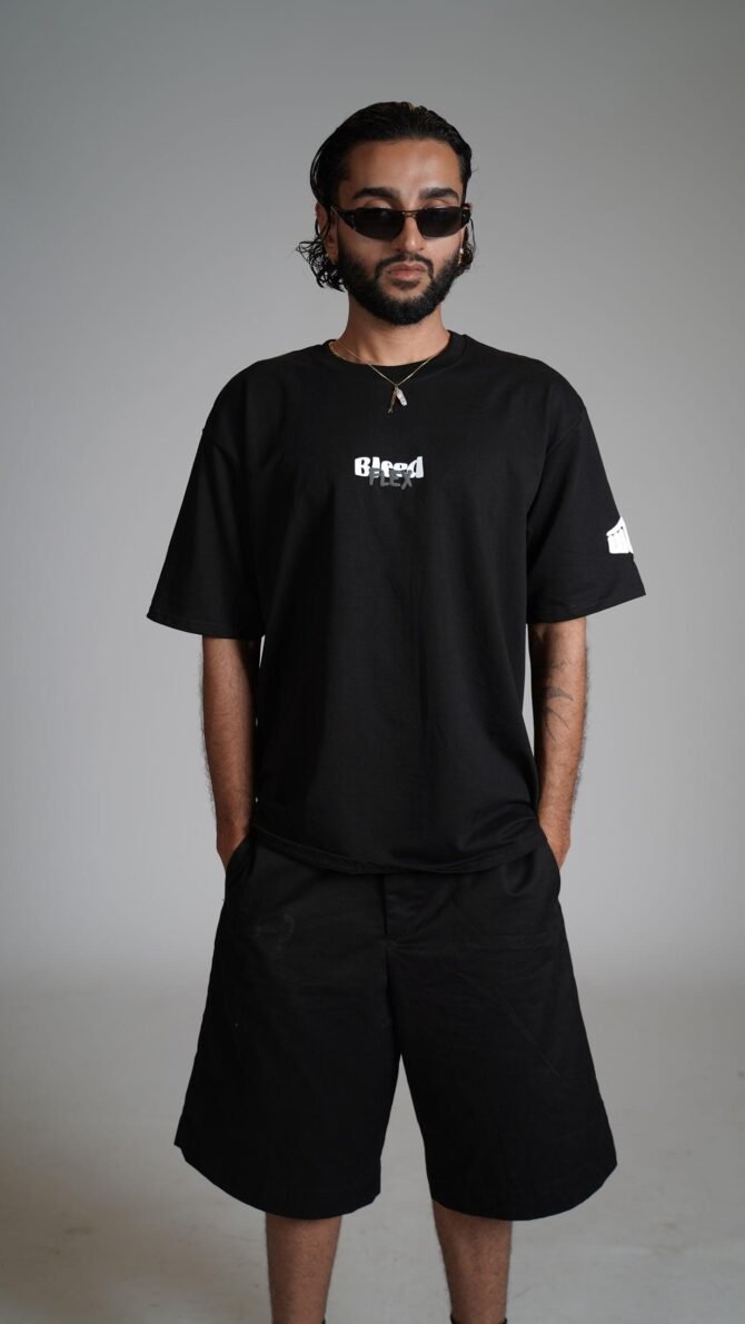 Bleed Flex Black Heavyweight T-shirt