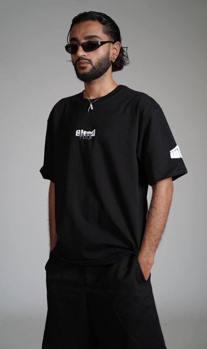 Bleed Flex Black Heavyweight T-shirt