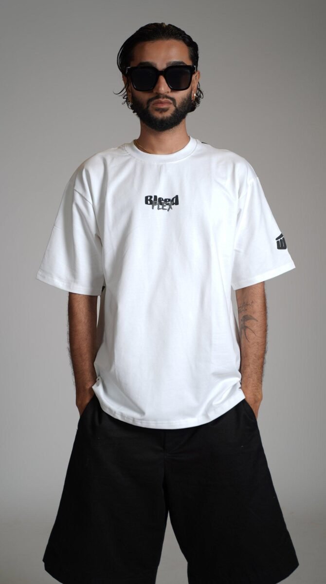 Bleed Flex White Heavyweight T-shirt