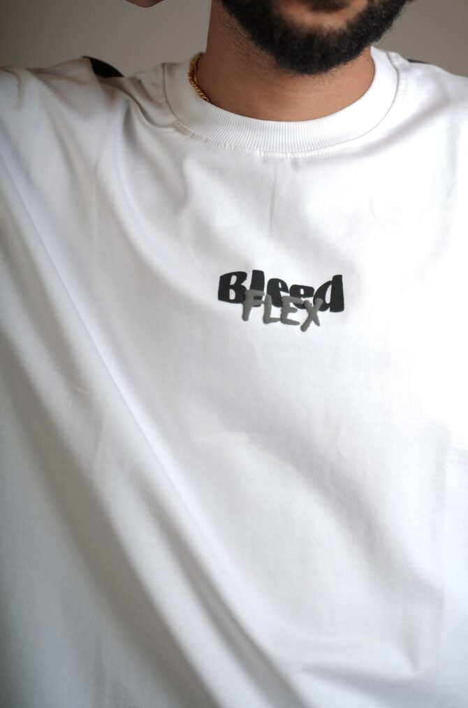 Bleed Flex White Heavyweight T-shirt