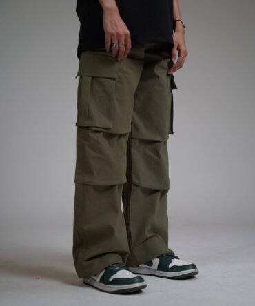 Olive Panel Unisex Cargo