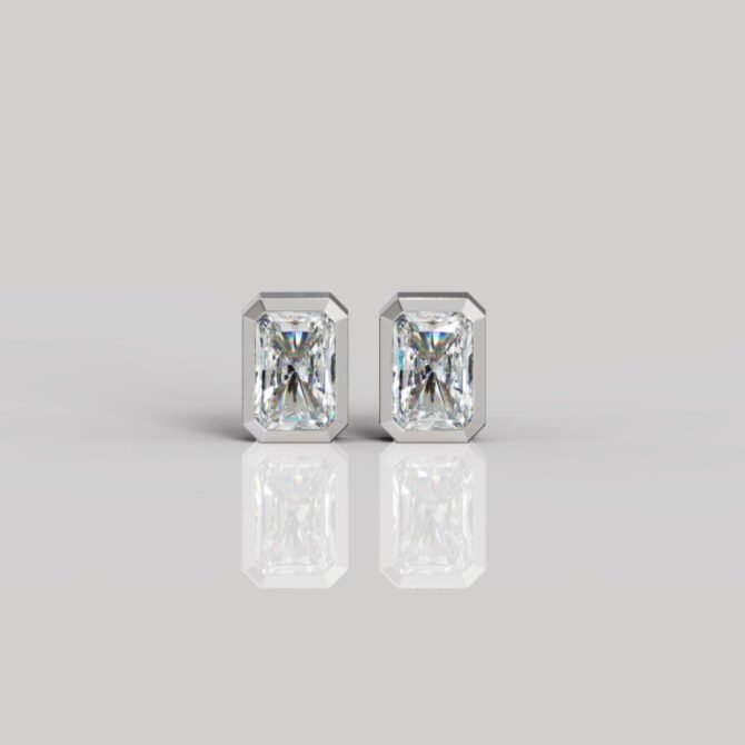 BEZEL OCTA STUDS