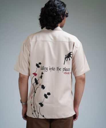Flowers & Shadows Bowling Shirt