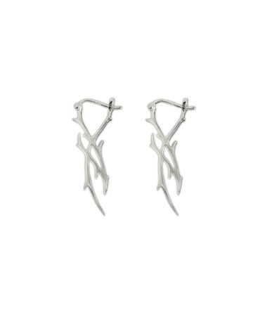 CHROME THORN EARRINGS
