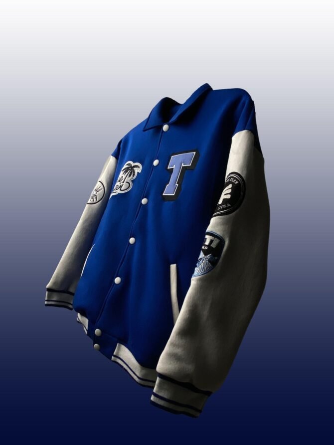 RUN OR BURN VARSITY JACKET