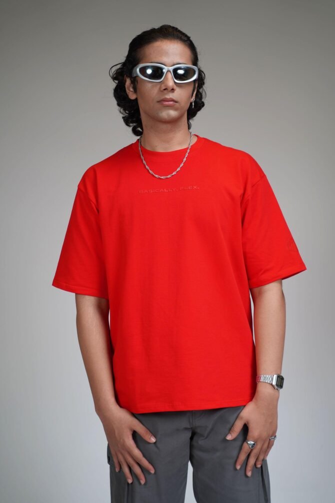 Basic Red Heavyweight T-shirt