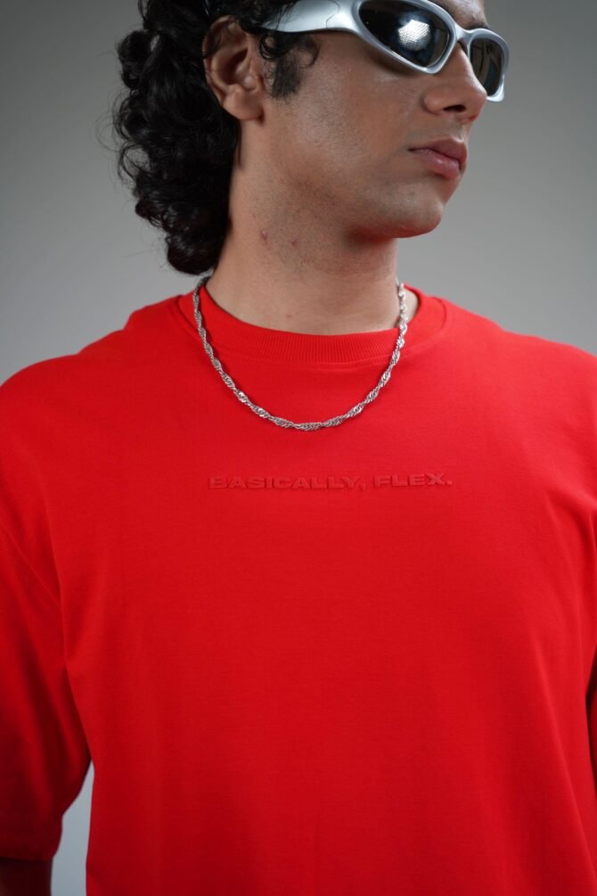 Basic Red Heavyweight T-shirt