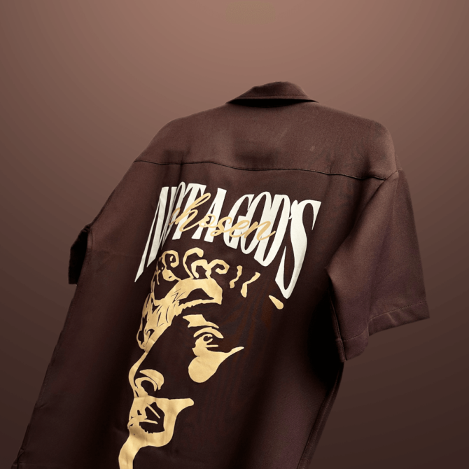 Face of God Bowling Shirt