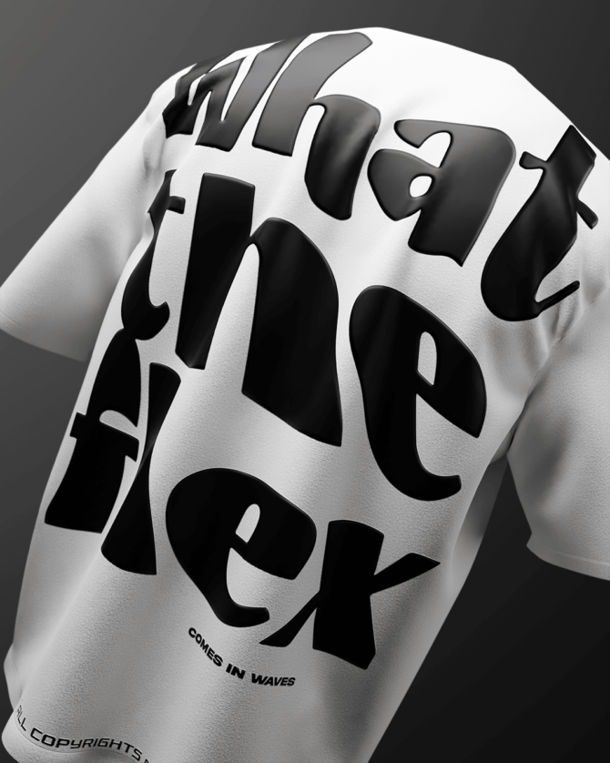 Bleed Flex White Heavyweight T-shirt
