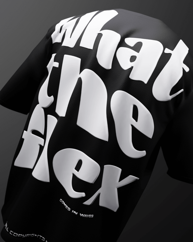 Bleed Flex Black Heavyweight T-shirt