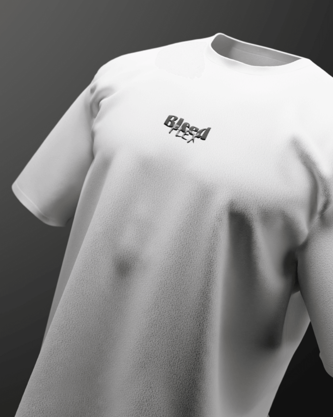 Bleed Flex White Heavyweight T-shirt